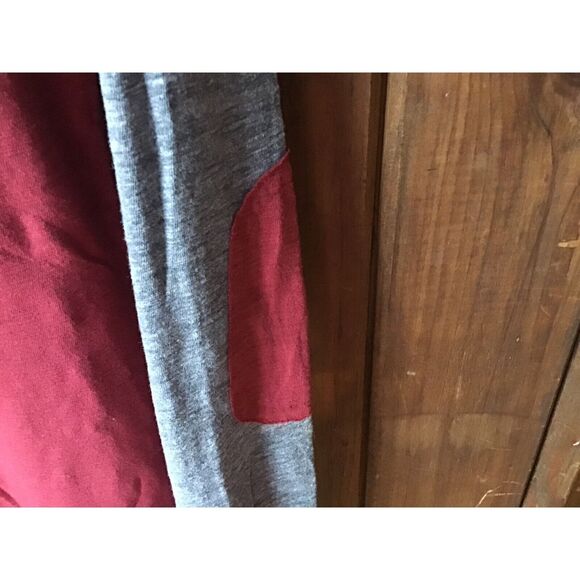 Boxercraft Alabama T Shirt Size S Long Sleeve Elbow Patch Crimson Tide - Picture 3 of 5